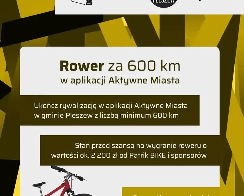 Dodatkowa nagroda w rywalizacji rowerowej w Pleszewie – do wygrania MTB