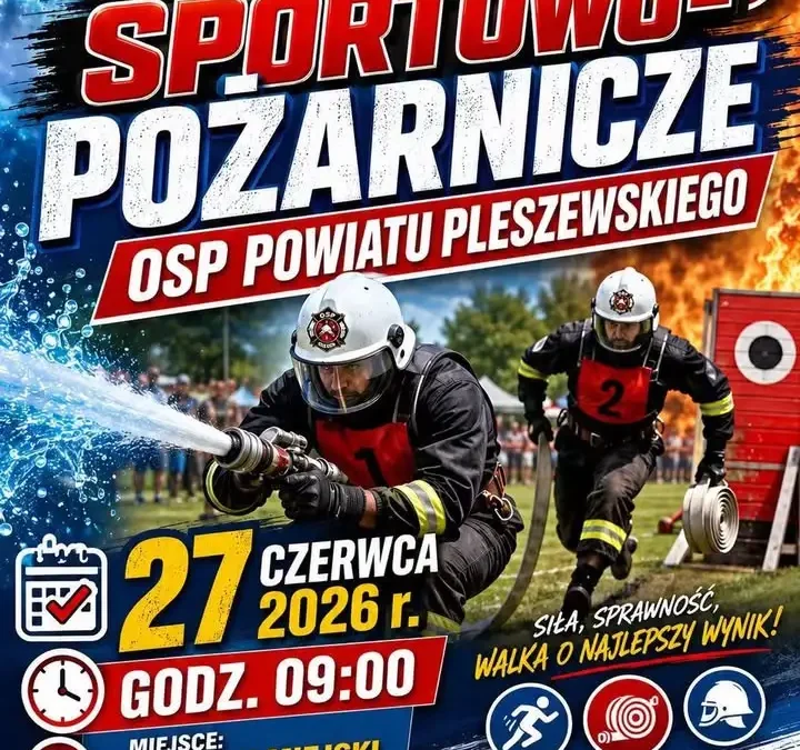 Młodzież OSP Pleszew wystartuje w sobotnich zawodach pożarniczych