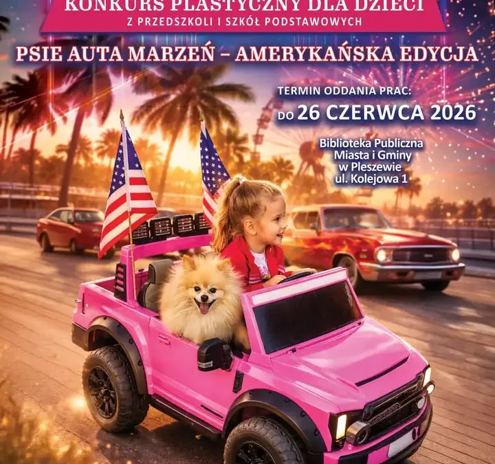 Konkurs plastyczny „Psie auta marzeń” – zgłoszenia tylko do 26 czerwca