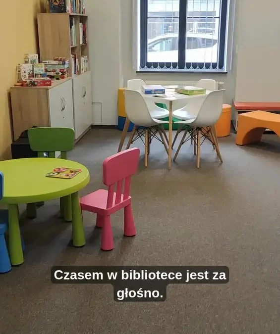 Strefa Ciszy w bibliotece – nowa przestrzeń dla każdego