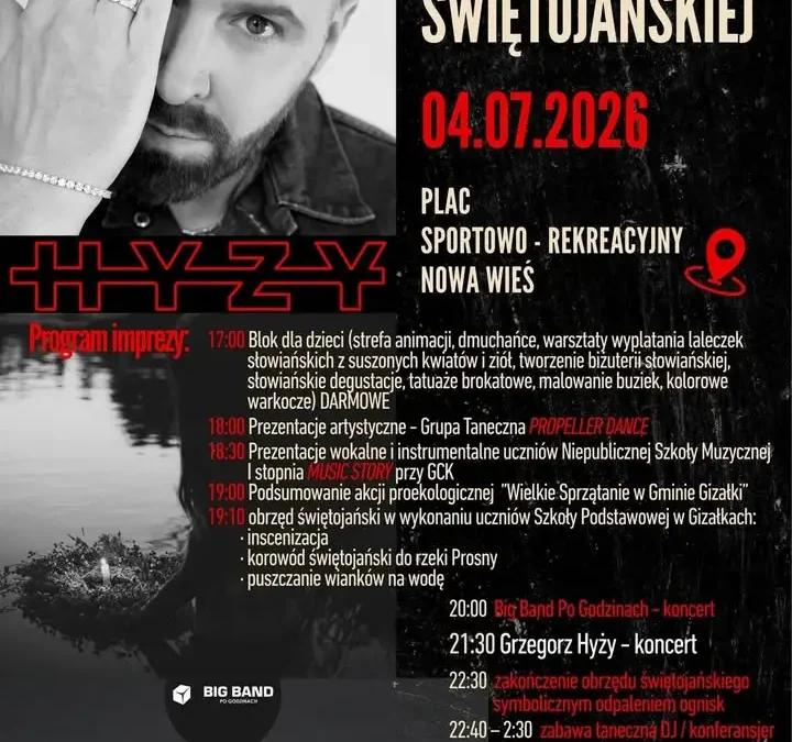 FESTYN NOCY ŚWIĘTOJAŃSKIEJ w Nowej Wsi – już dziś!