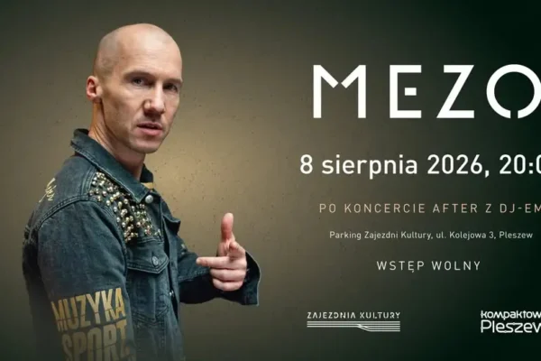 Jacek Mezo Mejer wystąpi w Pleszewie – koncert na żywo 8 sierpnia