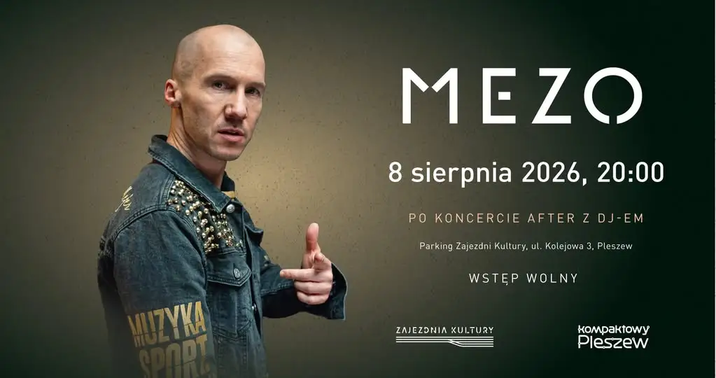 Jacek Mezo Mejer wystąpi w Pleszewie – koncert na żywo 8 sierpnia