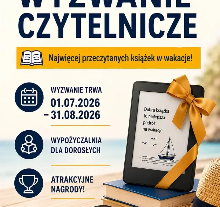 Wakacyjne Wyzwanie Czytelnicze w bibliotece w Pleszewie
