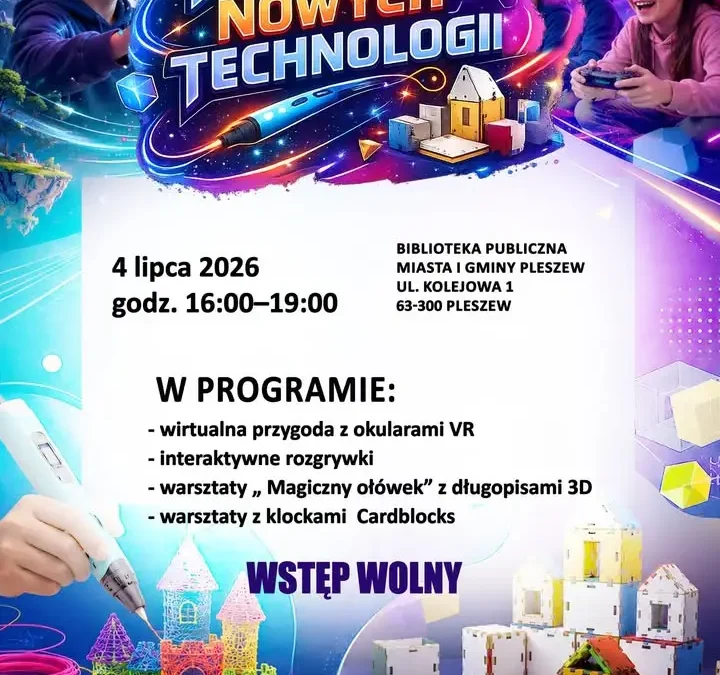V edycja Festiwalu Nowych Technologii „Pociąg do Nauki” w Pleszewie już dziś!