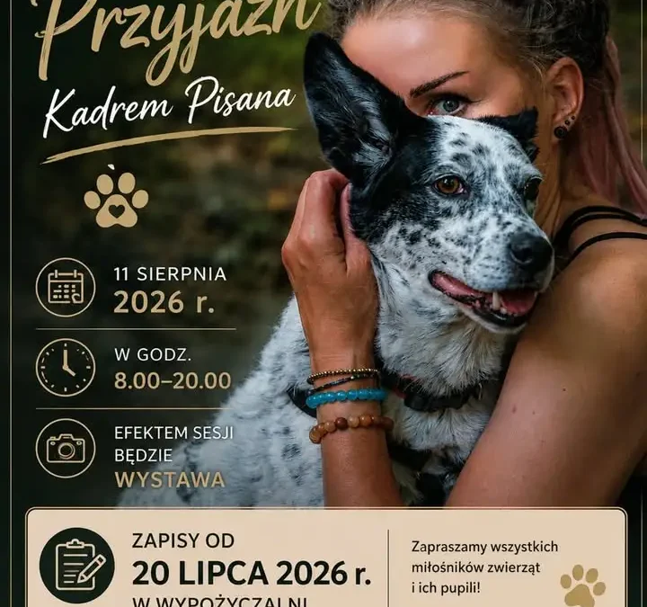 Sesja fotograficzna z pupilami w Pleszewie – zapisy od 20 lipca