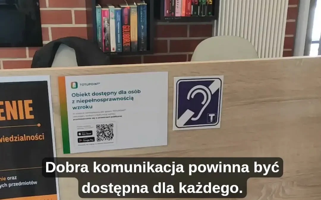Pętle indukcyjne w bibliotece – lepsza dostępność dla osób z aparatami słuchowymi