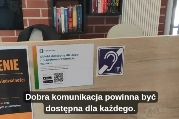 Pętle indukcyjne w bibliotece – lepsza dostępność dla osób z aparatami słuchowymi