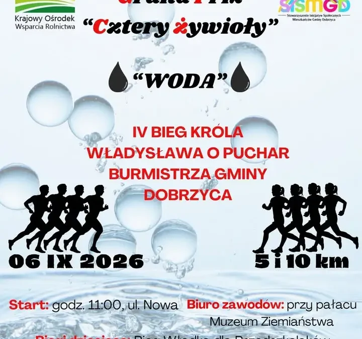 IV Bieg Króla Władysława w Dobrzycy – sportowe święto w malowniczej scenerii