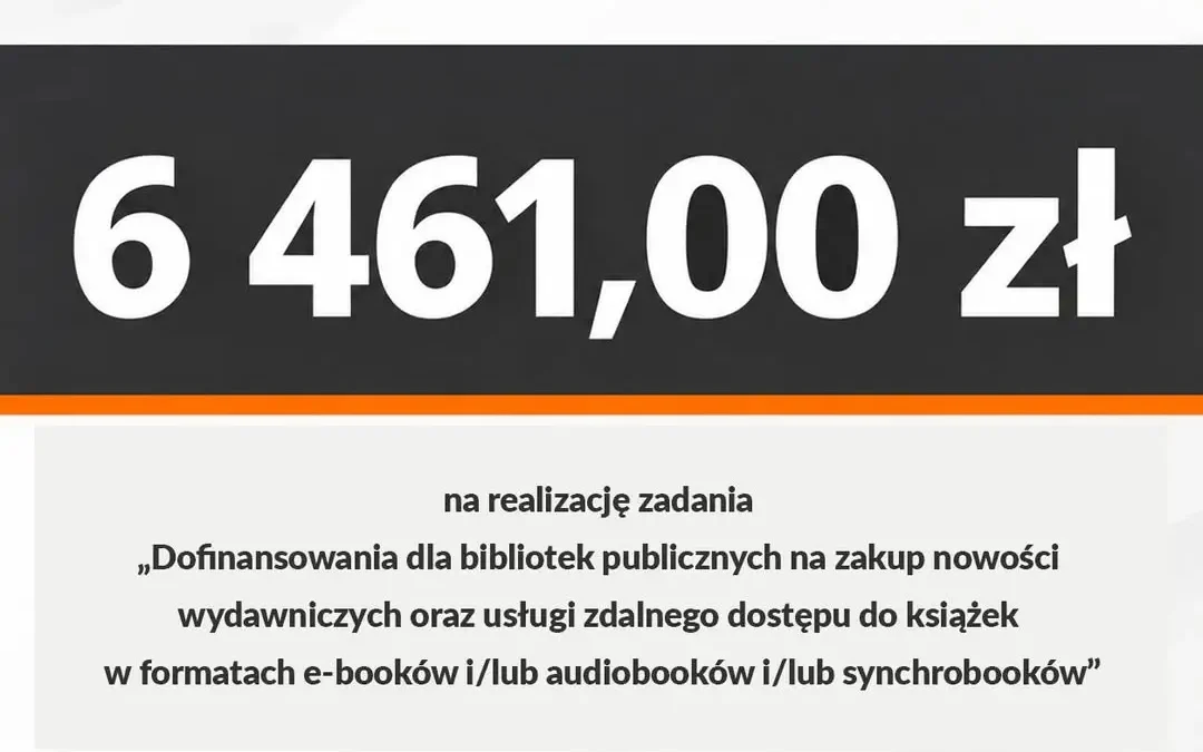 Biblioteka w Pleszewie z dofinansowaniem na nowości wydawnicze i e-booki