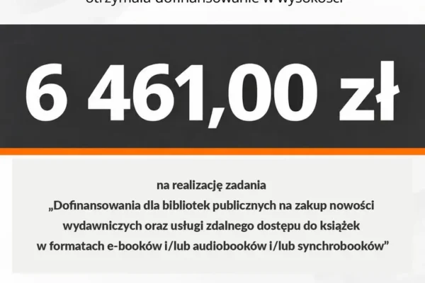 Biblioteka w Pleszewie z dofinansowaniem na nowości wydawnicze i e-booki