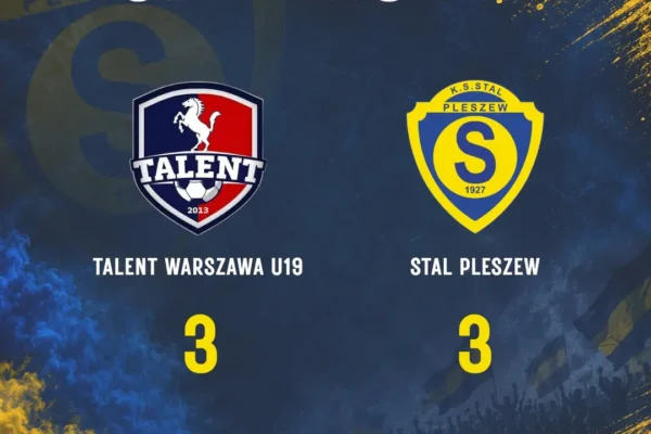 Stal Pleszew remisuje w sparingu z Talentem Warszawa U19
