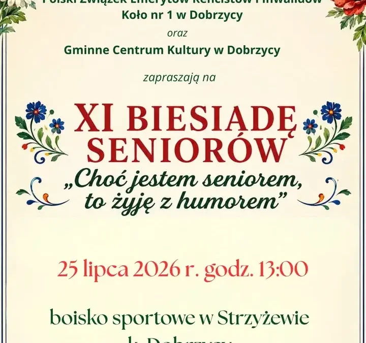 Już w sobotę! XI Biesiada Seniorów w Strzyżewie – muzyka, humor i dobra zabawa