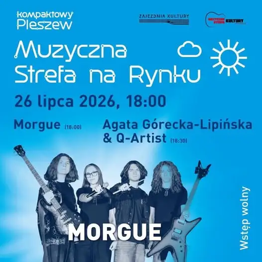 Koncerty w Muzycznej Strefie na Rynku w Pleszewie już w niedzielę
