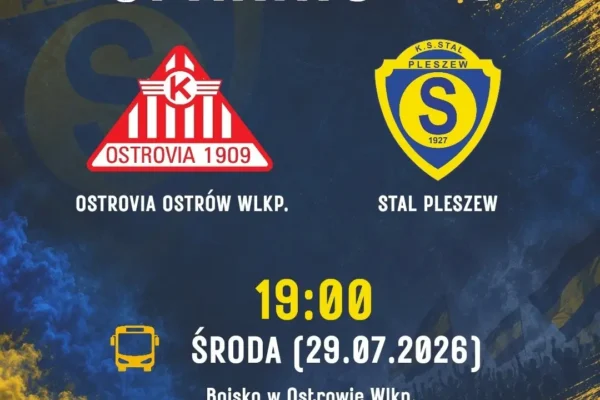 Stal Pleszew sparing z Ostrovią Ostrów w środę o 19:00