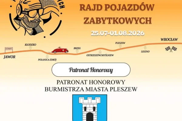 VI Międzynarodowy Rajd Pojazdów Zabytkowych już w Pleszewie