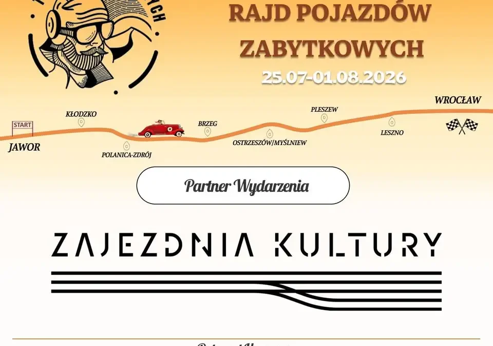 VI Międzynarodowy Rajd Pojazdów Zabytkowych już jutro w Pleszewie!