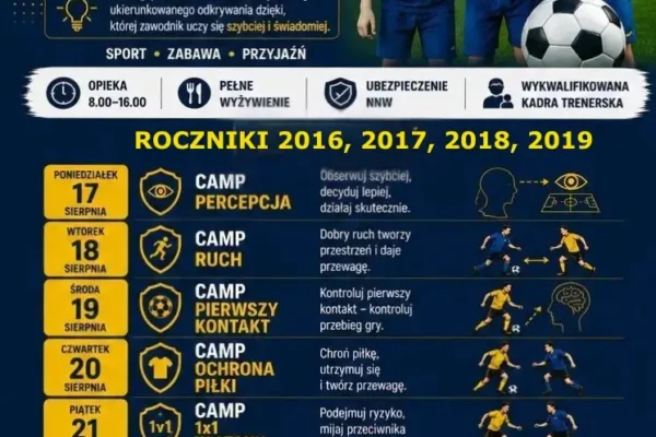 Wakacyjne Campy Piłkarskie ze Stalą Pleszew – zapisy trwają!