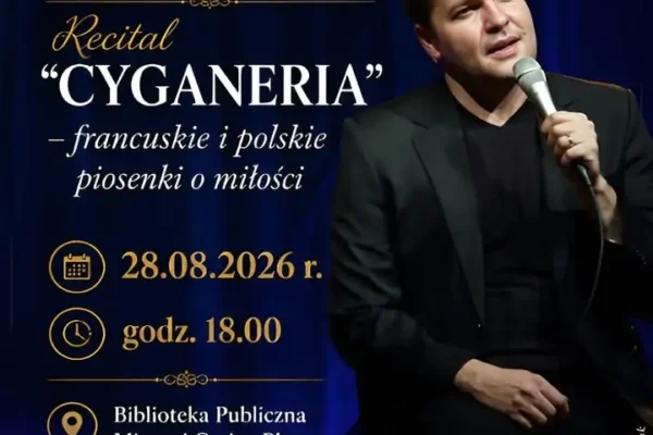 Recital „Cyganeria” w Pleszewie – francuskie i polskie piosenki o miłości