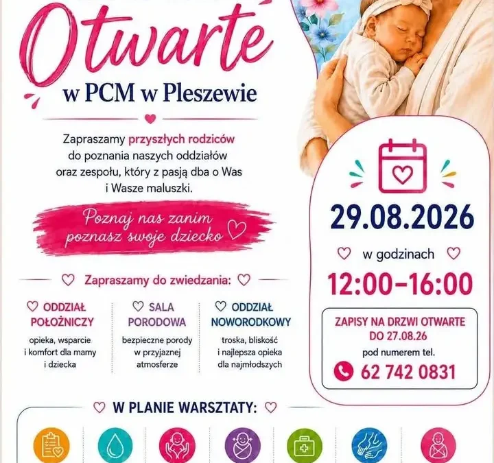 Drzwi otwarte na oddziale noworodkowym w Pleszewskim Centrum Medycznym