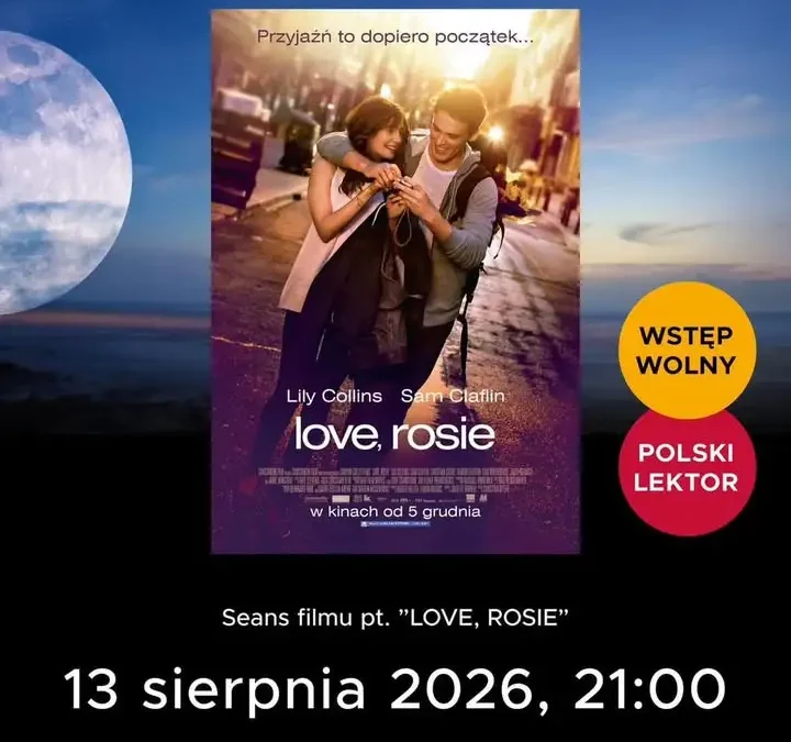 Kino plenerowe w Pleszewie: „Love, Rosie” pod gwiazdami – wstęp wolny!