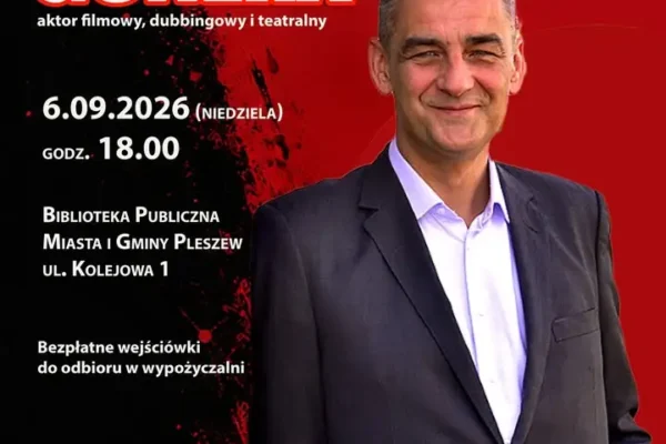 Robert Gonera spotka się z czytelnikami w pleszewskiej bibliotece