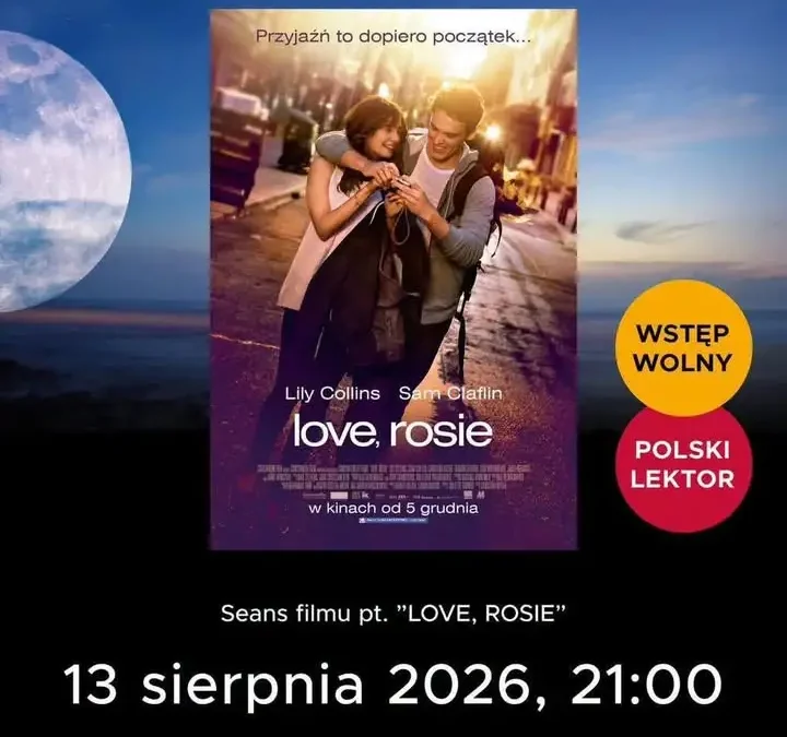 Kino plenerowe w Pleszewie: „Love, Rosie” pod gwiazdami – wstęp wolny