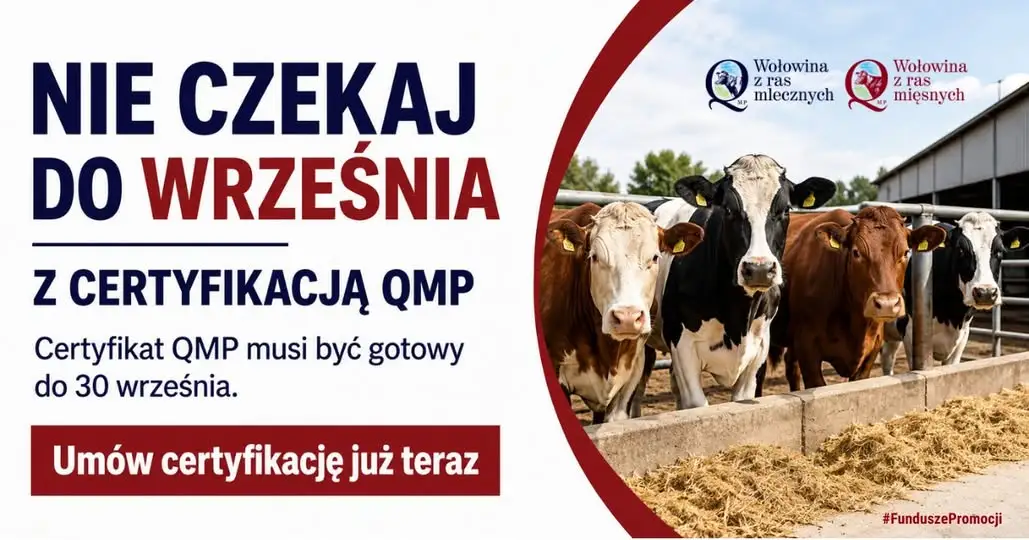 Rolnicy z gminy Gołuchów: nie zwlekajcie z certyfikacją QMP do 30 września