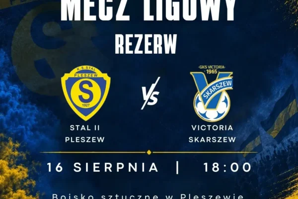 Stal II Pleszew inauguruje sezon w A-klasie. W niedzielę mecz z Victorią Skarszew