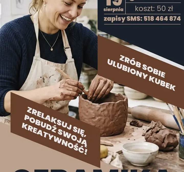 Warsztaty ceramiczne w Zajezdni Kultury – stwórz własny kubek