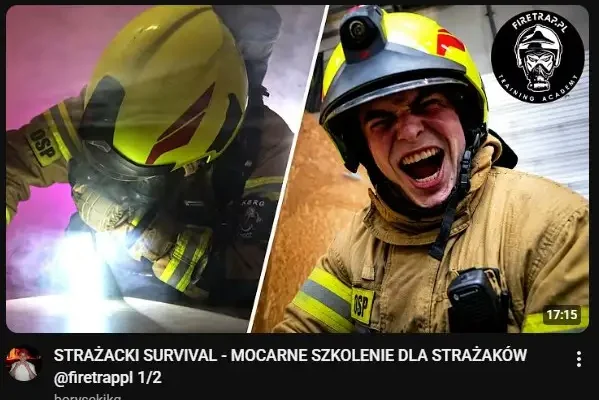 Strażacy z OSP Chocz podnoszą kwalifikacje na szkoleniach FireTrap.pl
