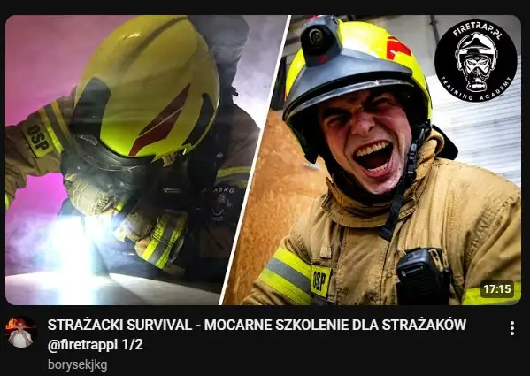 Strażacy z OSP Chocz podnoszą kwalifikacje na szkoleniach FireTrap.pl