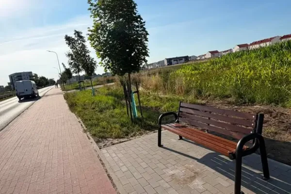 Ławeczki z pleszewskiego rynku trafiły w nowe miejsca w gminie