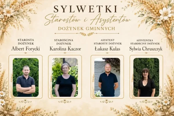 Poznajcie starostów i asystentów Dożynek Gminnych w Dobrzycy 2026