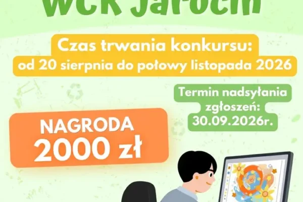 Konkurs na maskotkę WCR Jarocin – do wygrania 2000 zł