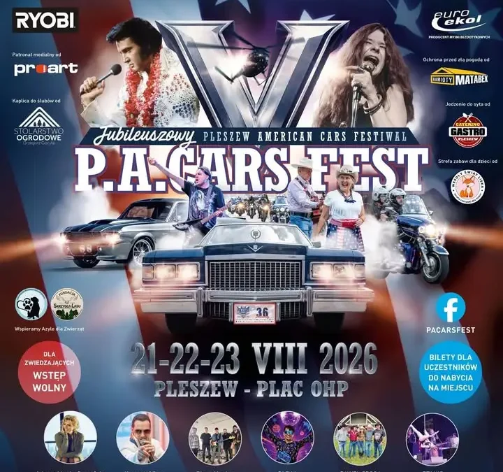 V P.A.CARS FEST w Pleszewie już w piątek! Biblioteka przygotowuje atrakcje