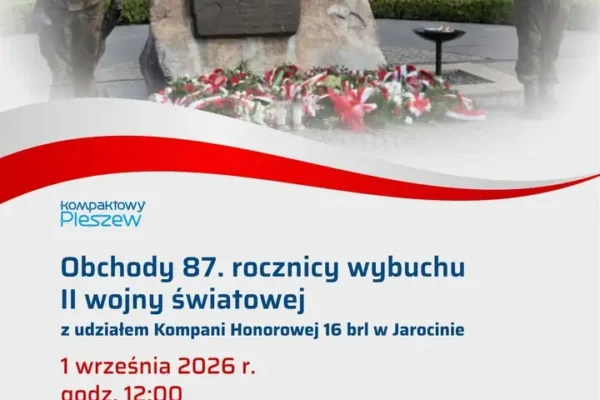 Pleszew uczci 87. rocznicę wybuchu II wojny światowej
