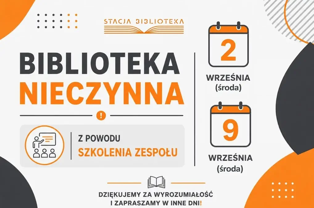 Biblioteka w Pleszewie nieczynna 2 i 9 września z powodu szkolenia zespołu