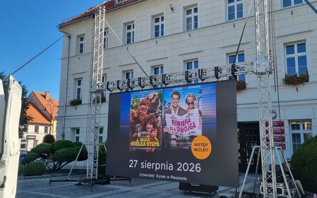 Letnie kino plenerowe w Pleszewie: ostatnie filmy na dużym ekranie