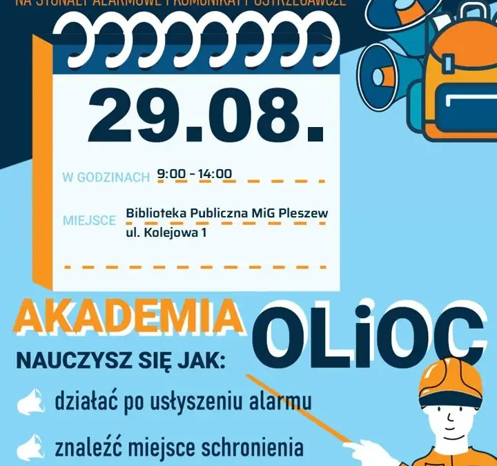 Trening reagowania w Pleszewie: jak zachować się na alarm?