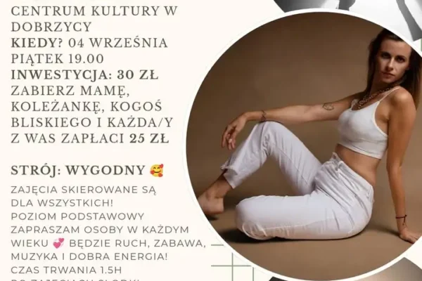 Warsztaty taneczne Mix Dance i Bachata w Dobrzycy – 4 września