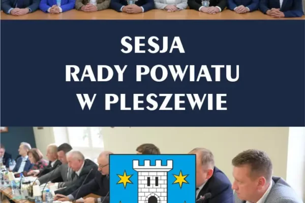 XVI sesja Rady Powiatu w Pleszewie – 27 sierpnia 2026 r.