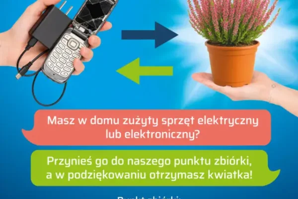 Pleszew: oddaj elektrośmieci i otrzymaj kwiaty doniczkowe