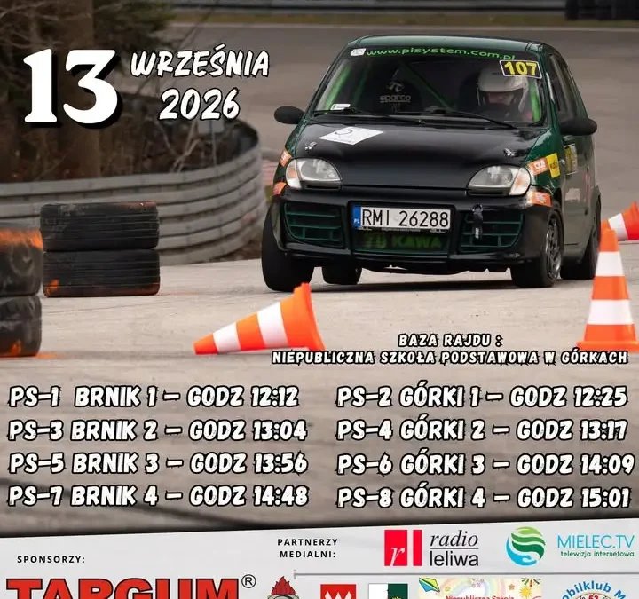 XIII Rajd Mielecki TARGUM – rajdowe emocje już 13 września w Mielcu