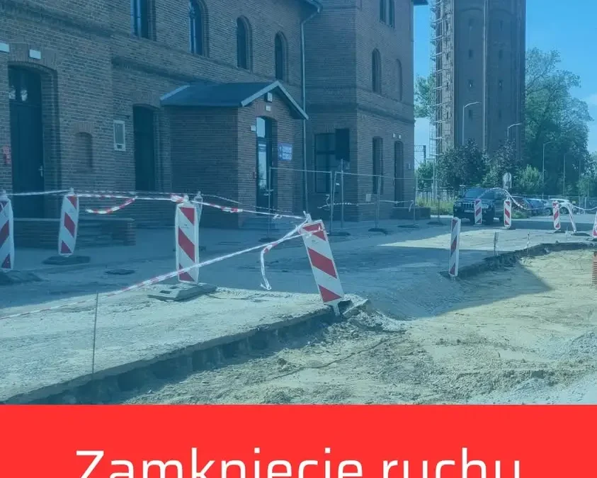 Utrudnienia w Kowalewie: zamknięcie ul. Dworcowej przed dworcem PKP
