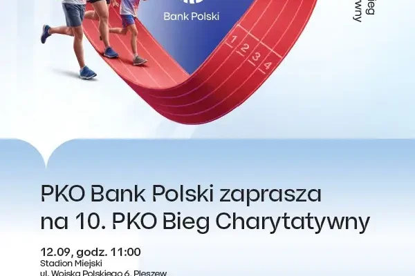 Pleszew gospodarzem 10. PKO Biegu Charytatywnego – zapisy trwają