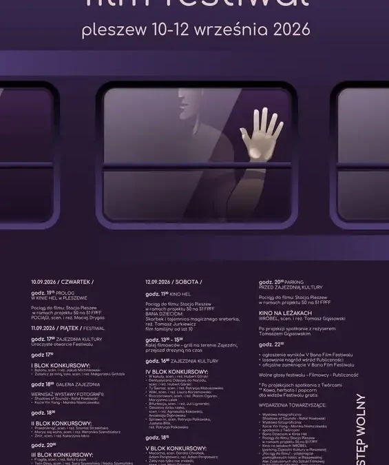 V Bana Film Festival w Pleszewie: trzy dni filmowych emocji już od czwartku