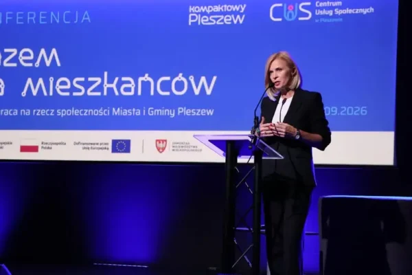 Konferencja „Razem dla mieszkańców” w Pleszewie – usługi społeczne tworzone wspólnie z mieszkańcami