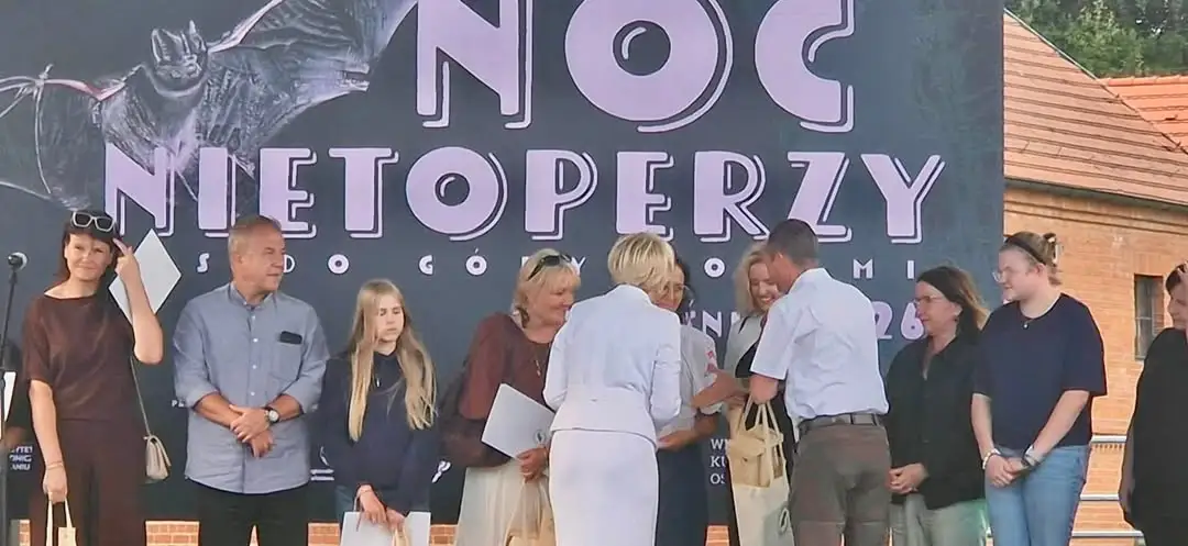 Noc Nietoperzy w Gołuchowie podsumowuje projekt „Nietoperzymy”