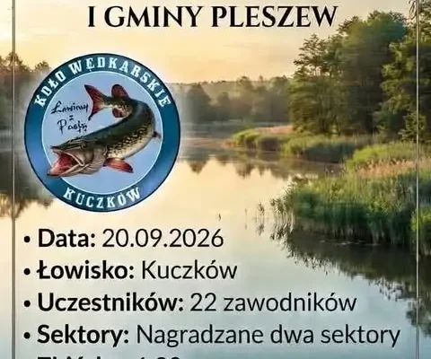 Zawody wędkarskie o Puchar Burmistrza Pleszewa już w niedzielę